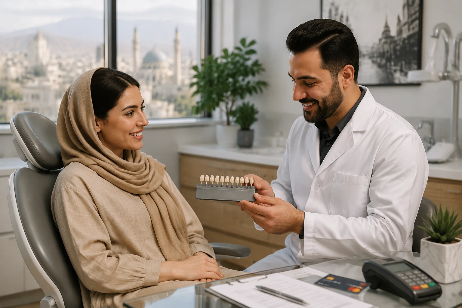 لمینت دندان اقساطی در مشهد