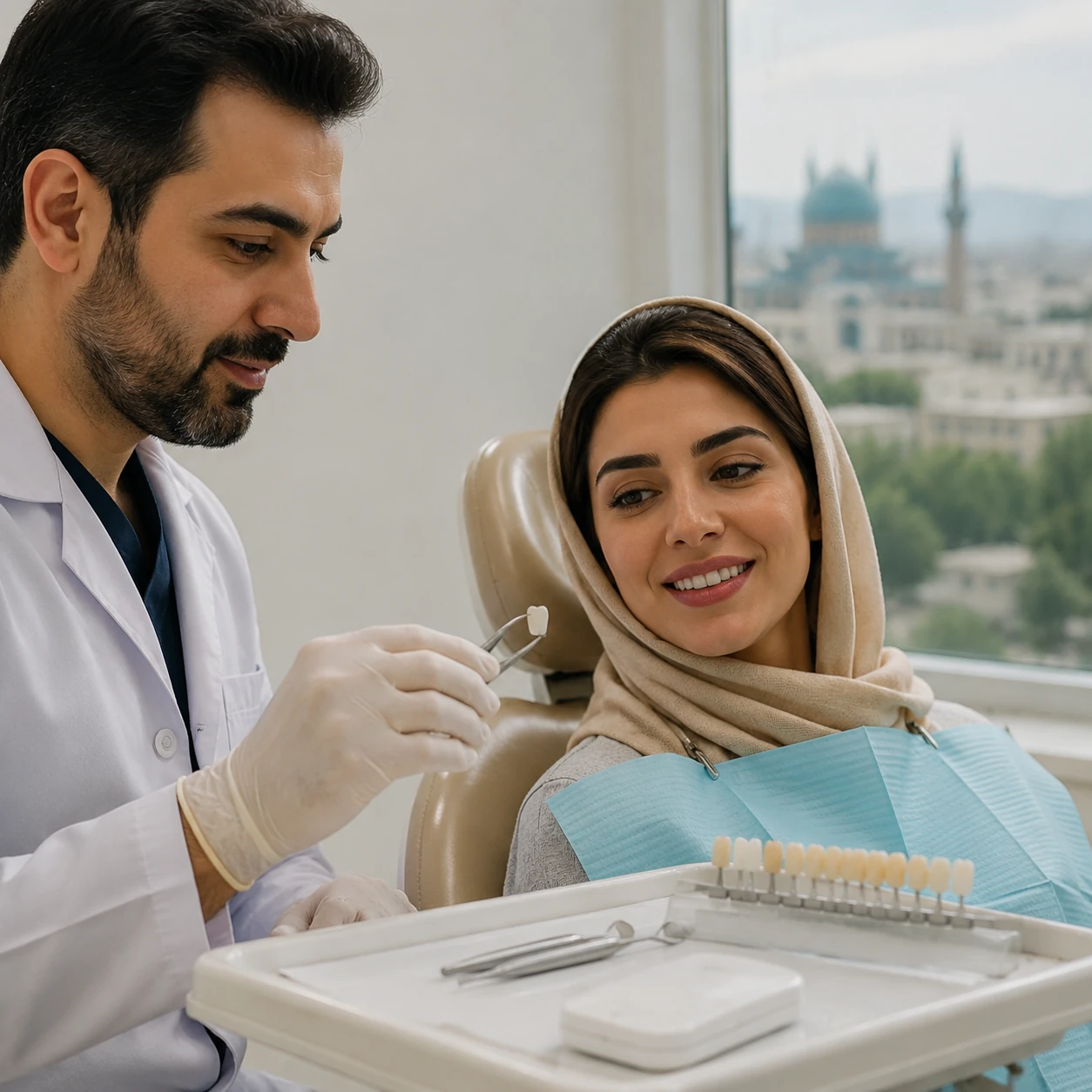 لمینت دندان سرامیکی در مشهد
