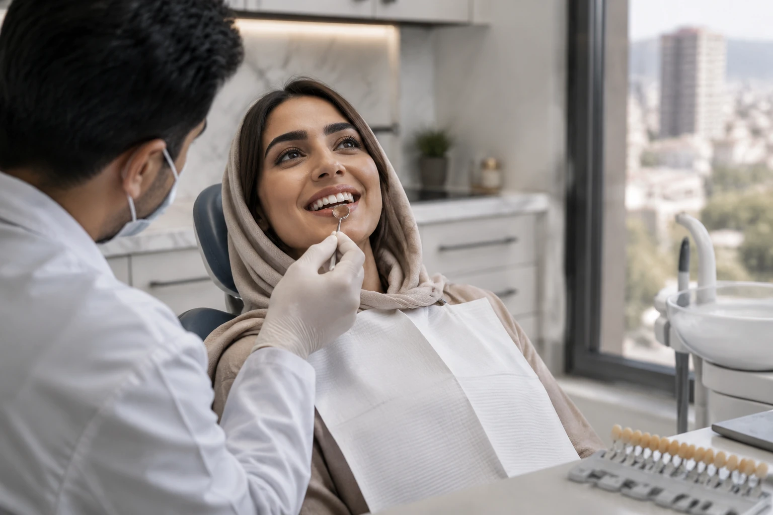 لمینت دندان یک روزه در مشهد